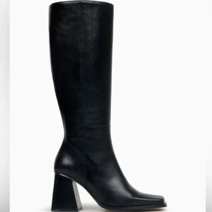 Feners midnight noir knee high boots